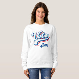 Sudadera Tipografía electoral de votación