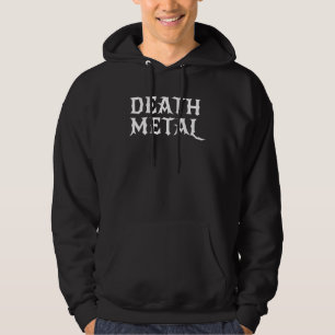 Sudadera Tipografía gótica de Death Metal