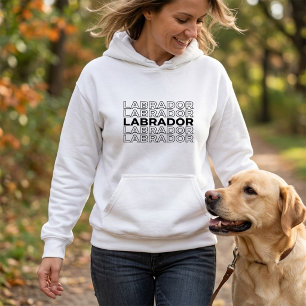 Sudadera Tipografía Gráfica Moderna y Negrita de Labrador 