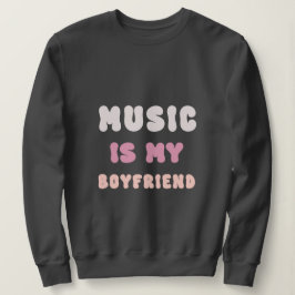 Sudadera Tipografía Groovy de los años 70 - La música es mi