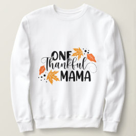 Sudadera Tipografía inspirada en Acción de Gracias