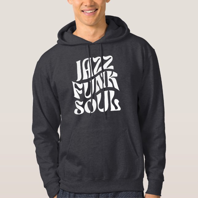 Sudadera Tipografía Jazz Funk Soul (Anverso)