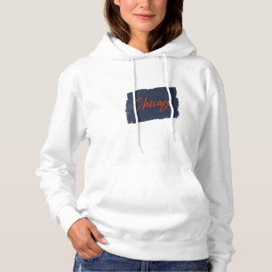 Sudadera Tipografía manuscrita de Chicago