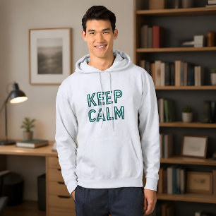 Sudadera Tipografía Moderna de Cohete Azul Oscuro Mantén la