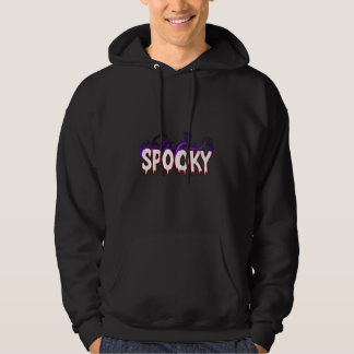 Sudadera Tipografía Ondulada Espeluznante