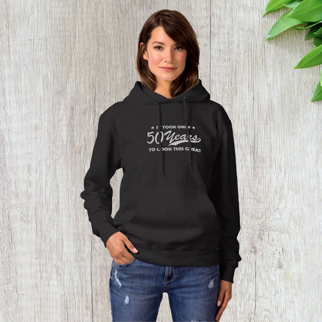 Sudadera Tipografía Retro Divertida Cumpleaños 50 (Subido por el creador)