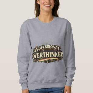 Sudadera Tipografía Retro Vintage Pensador Profesional