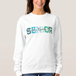 Sudadera Tipografía Senior Blue Green 2025