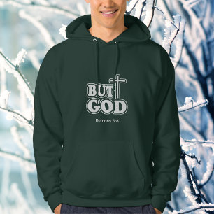 Sudadera Tipografía Simple Pero Dios Oscuro Personalizar