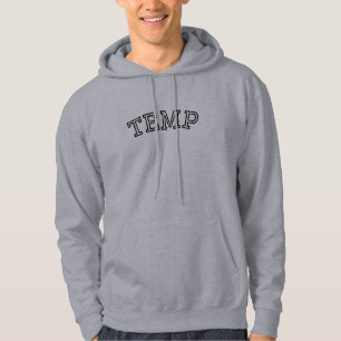Sudadera Tipografía universitaria moderna temp hoodie mascu