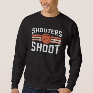 Sudadera Tiradores Disparan Balón Diseño de Baloncesto