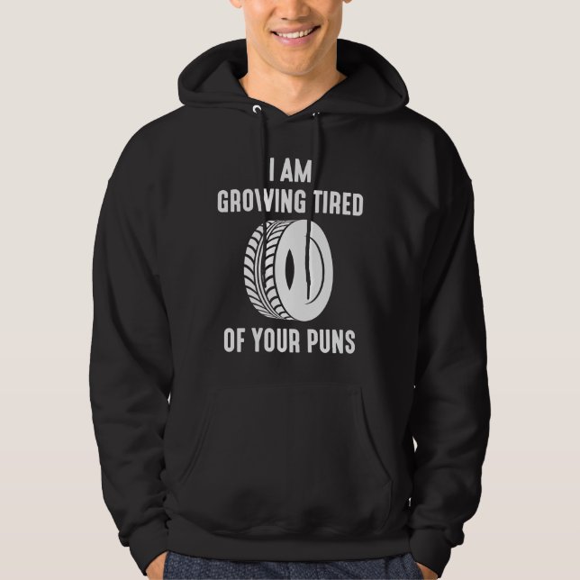 Sudadera Tired Puns (Anverso)
