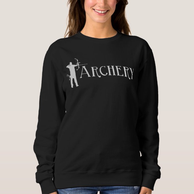 Sudadera Tiro con arco Bowman Archer Caza Bowhunter (Anverso)