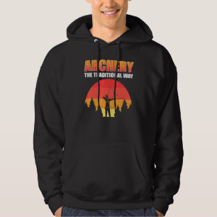 Sudadera Tiro Con Arco En La Vía Tradicional De La Caza De 