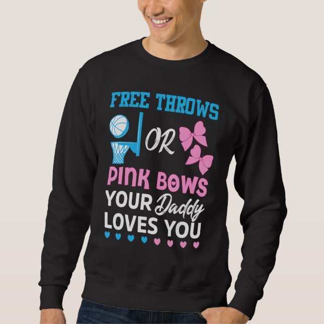 Sudadera Tiroteos Libres O Golpes Rosados A Papi Le Ama Gén (Anverso)