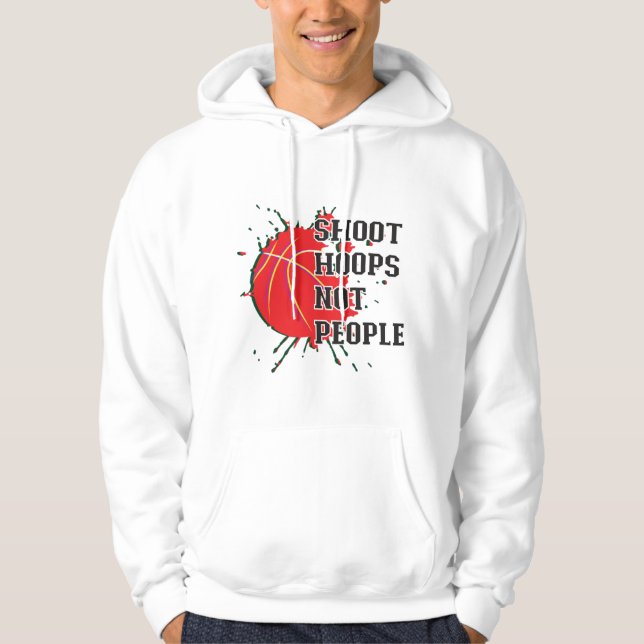 Sudadera Tiroteos no personas (Anverso)