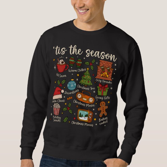 Sudadera ’Tis the Season Christmas Icons Sweatshirt (Anverso)