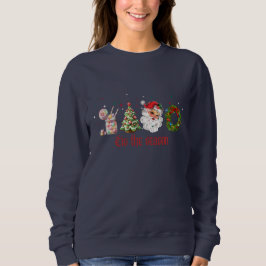 Sudadera Tis The Season Christmas | Retro Santa & Treat