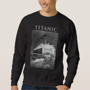 Sudadera Titanic Sinking Hitting Iceberg Vintage Memorabil
