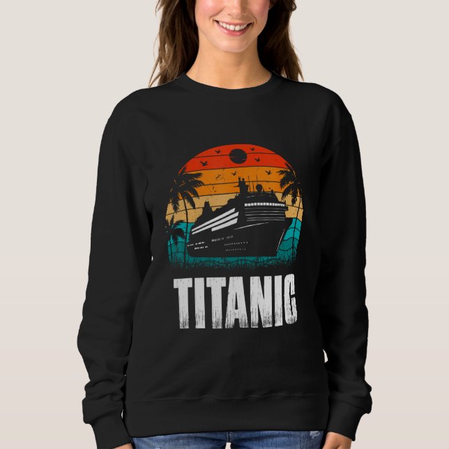 Sudadera Titanic The Unsinkable Ship Retro Sunset Enthusias (Anverso)