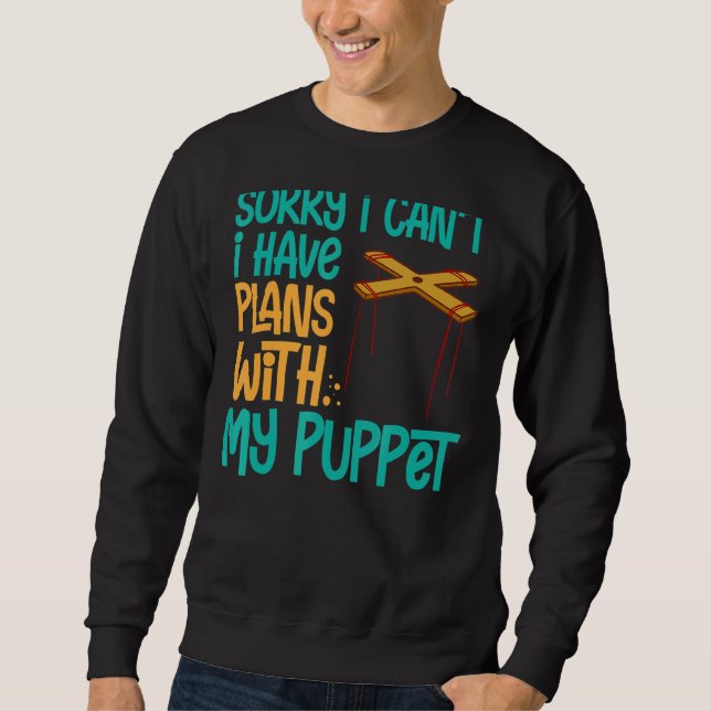 Sudadera Títere de teatro de marionetas de muñecas de muñec (Anverso)