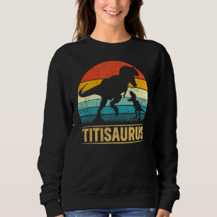 Sudadera Titi Saurus T Rex Dinosaur TitiSaurus Día de la Ma