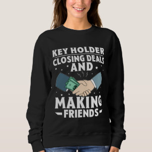 Sudadera Titular Cerrando Negocios y Haciendo Amigos