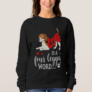 Sudadera Titular de perro encantador femenino amante cita d