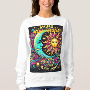 Sudadera Título: Brilla tu luz - Inspiradora camiseta De