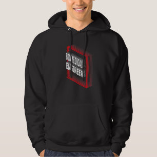 Sudadera Título de Ingeniero Biomédico Agradecimiento Retro