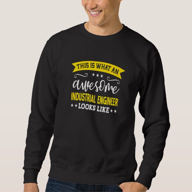 Sudadera Título de Ingeniero Industrial Empleado Industrial (Anverso)