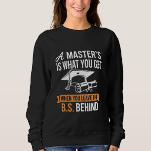 Sudadera Título de Máster MBA Grado de Máster Graduación 