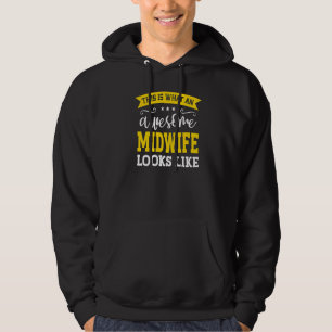 Sudadera Título de partera Empleado Funny Worker Profession