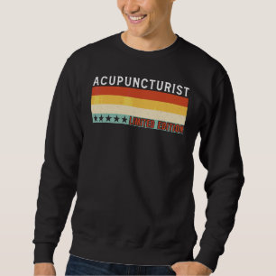 Sudadera Título de trabajo de acupunturista profesión traba