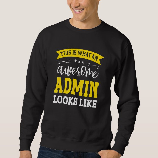 Sudadera Título de trabajo de administración Empleado diver (Anverso)
