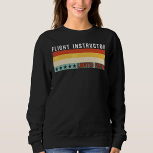 Sudadera Título de trabajo de instructor de vuelo profesión