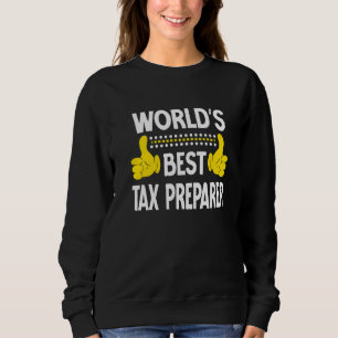 Sudadera Título de trabajo de preparador de impuestos mejor