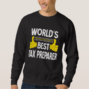 Sudadera Título de trabajo de preparador de impuestos mejor