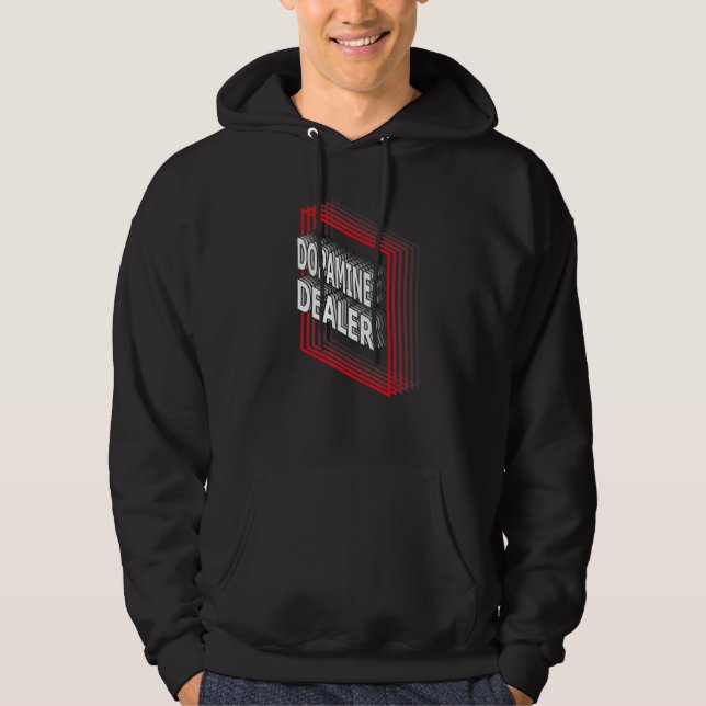 Sudadera Título de trabajo de traficante de dopamina Apreci (Anverso)