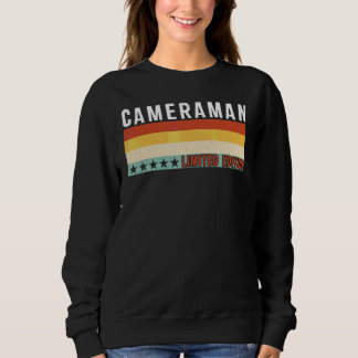 Sudadera Título de trabajo profesión trabajador camarógrafo