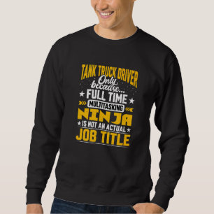 Sudadera Título del trabajo del conductor del camión del de