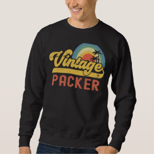 Sudadera Título del trabajo retro de la profesión de verano