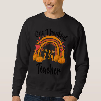 Sudadera TK Teacher  One Thankful TK Teacher Thanksgiving