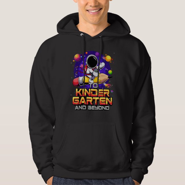 Sudadera To Kindergarten And Beyond Astronaut Back To Schoo (Anverso)