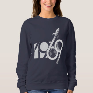 Sudadera To the Moon 69 - white