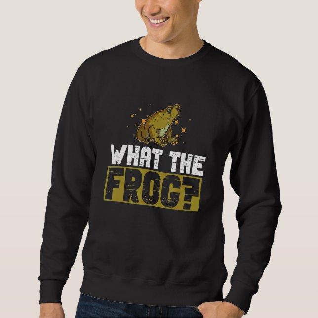 Sudadera Toad Hunting And Frog Catching (Anverso)