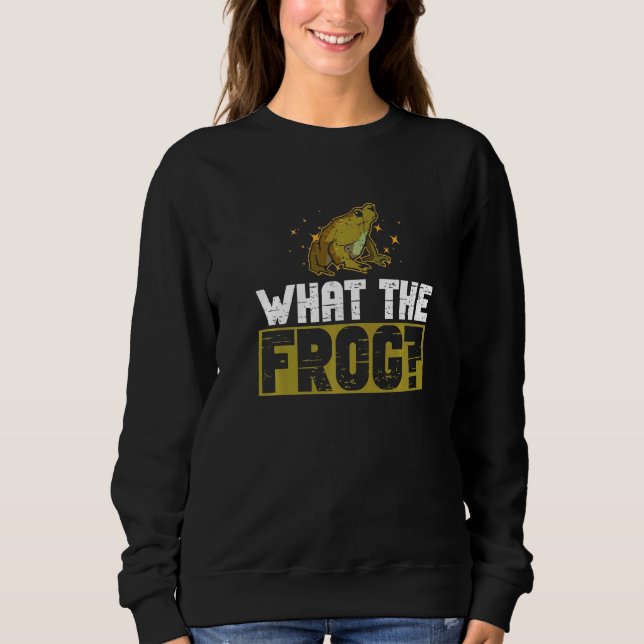 Sudadera Toad Hunting And Frog Catching   (Anverso)