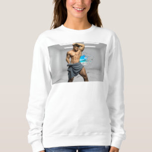 Sudadera Toalla de hombre de SlipperyJoe rota pared de ladr