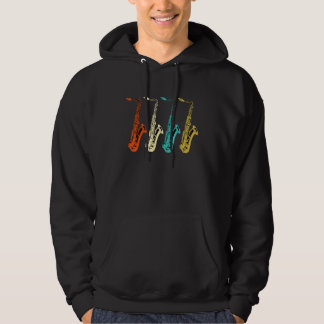 Sudadera Toca el saxofón Saxofonista Sax Saxofón antiguo