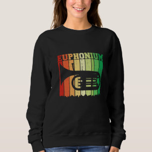 Sudadera Toca Eufonio Vintage Instrumento Musical Barítono